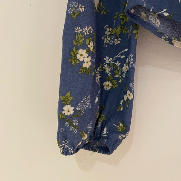 Reformation Nell Corset Top, XS, Blue Floral - Picture 13 of 13